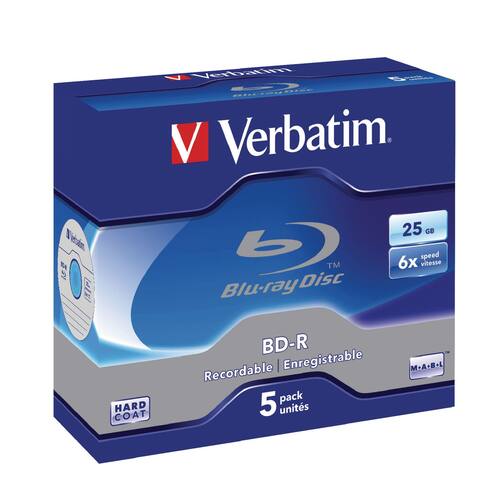 Verbatim Blu-Ray Disk Rohlinge 6x, 5 Stück Jewelcase Artikelbild Secondary1 L