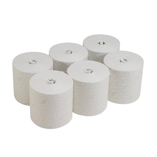 Scott® Essential Papierhandtuch Rollen, 1-lagig, weiß, 6 Rollen, 1 Packung Artikelbild Secondary2 L