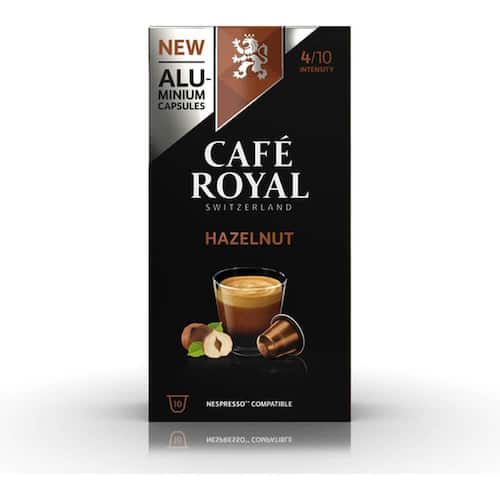 CAFÉ ROYAL Cafe Flavour Hazelnut Kapseln, für Nespresso Maschinen, koffeinhaltig, 10 Kapseln Artikelbild Secondary2 L