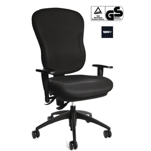 TOPSTAR Bürodrehstuhl Wellpoint SY mit Armlehnen, Bürosessel, Bürodrehsessel, blau, 1 Stück Artikelbild Secondary2 L