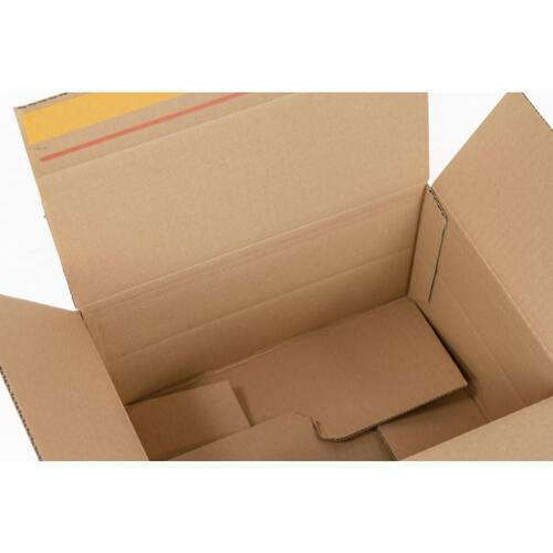 Pressel Blitzbodenkarton mit Haftklebeverschluss 1-wellig, 305x215x80/170mm, braun, 10 Stück Artikelbild Secondary5 L