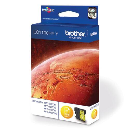 Brother Original Tintenpatrone LC-1100HYY, Gelb Artikelbild