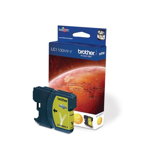 Brother Original Tintenpatrone LC-1100HYY, Gelb Artikelbild Secondary1 L