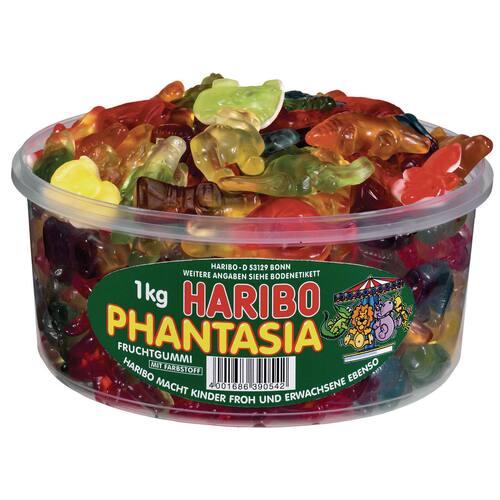 HARIBO Phantasia Fruchtgummi Dose, 1kg Artikelbild Secondary1 L
