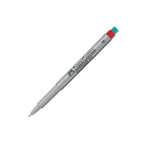 Faber-Castell OHP-Stift Multimark 1514, non-permanent, F 0,6 mm, rot Artikelbild Secondary3 L