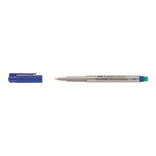 Faber-Castell OHP-Stift Multimark 1514, non-permanent, F 0,6 mm, blau Artikelbild Secondary2 L