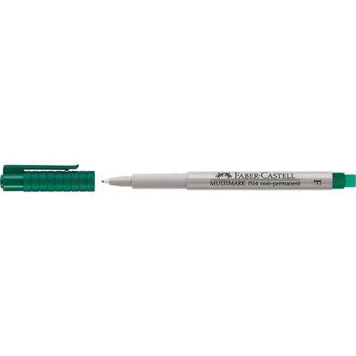 Faber-Castell OHP-Stift Multimark 1514, non-permanent, F 0,6 mm, grün Artikelbild Secondary2 L
