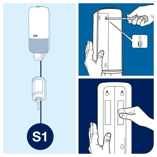 Tork Spender für Flüssigseife Weiss Artikelbild Secondary6 L