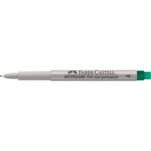 Faber-Castell OHP-Stift Multimark 1514, non-permanent, F 0,6 mm, grün Artikelbild Secondary4 L