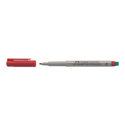 Faber-Castell OHP-Stift Multimark 1526, non-permanent, M 1 mm, rot Artikelbild Secondary2 L