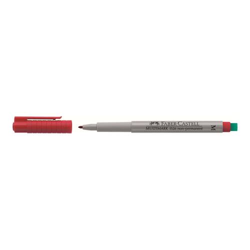 Faber-Castell OHP-Stift Multimark 1526, non-permanent, M 1 mm, rot Artikelbild Secondary2 L
