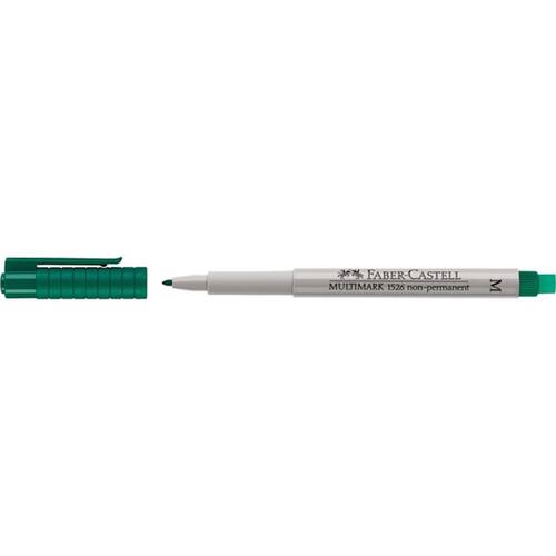 Faber-Castell OHP-Stift Multimark 1526, non-permanent, M 1 mm, grün Artikelbild Secondary2 L