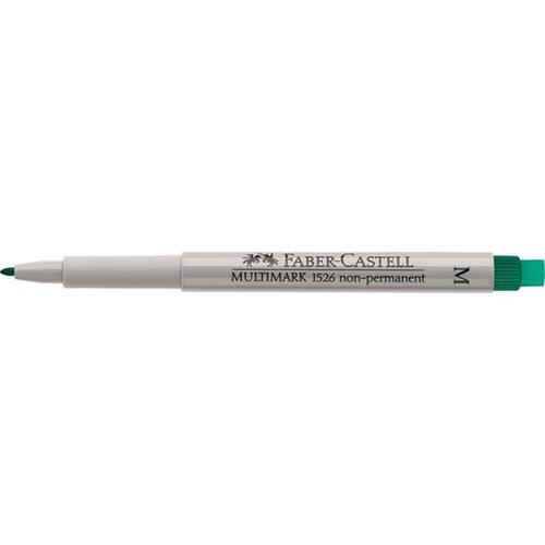 Faber-Castell OHP-Stift Multimark 1526, non-permanent, M 1 mm, grün Artikelbild Secondary4 L