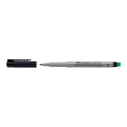 Faber-Castell OHP-Stift Multimark 1526, non-permanent, M 1 mm, schwarz Artikelbild Secondary2 L