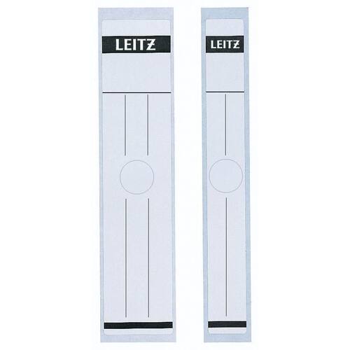 Leitz Rückenschild für Hängeordner, selbstklebend, schmal/lang, Papier, 34x279 mm, grau, 10 Stück/Packung Artikelbild Secondary1 L