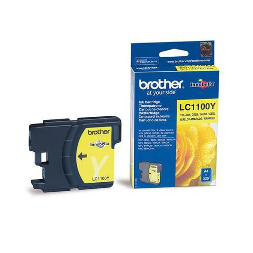 Brother Original Tintenpatrone LC-1100Y, Gelb Artikelbild Secondary1 L