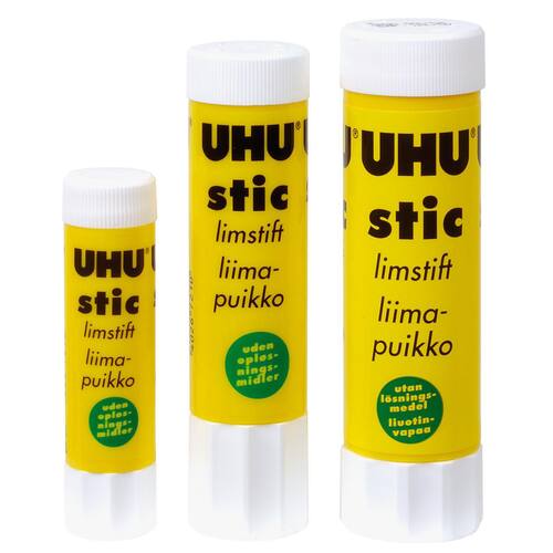 Uhu Limstift utan lösningsmedel, tvättbart, 8,2 g, förpackning med 24 produktfoto