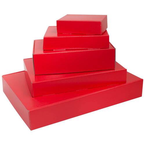 Faltschachtel ''SANTORIN'' M inkl. Einlage, rot, 180x265x70mm, 35 Stück Artikelbild Secondary1 L