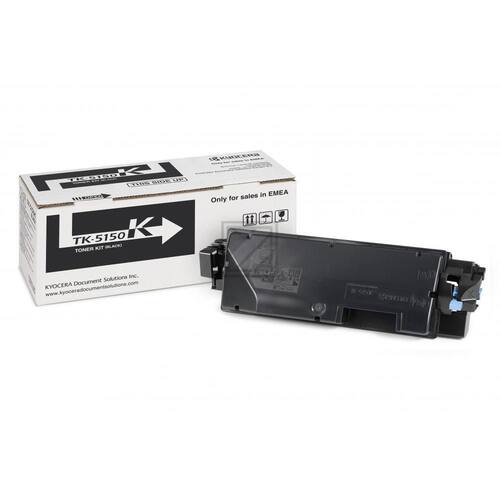KYOCERA Original Toner TK-5150K, Lasertoner, Tonerkartusche, schwarz, 1 Stück Artikelbild