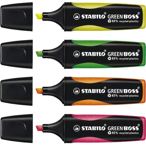 STABILO Textmarker Green Boss, Leuchtmarker, Leuchtstift, rosa, 2-5mm, Keilspitze, 1 Stück Artikelbild Secondary1 L