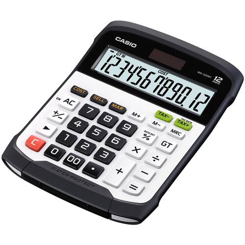 Casio Tischrechner WD-320MT, Rechner, schwarz/weiss, 12-stellig, 1 Stück Artikelbild