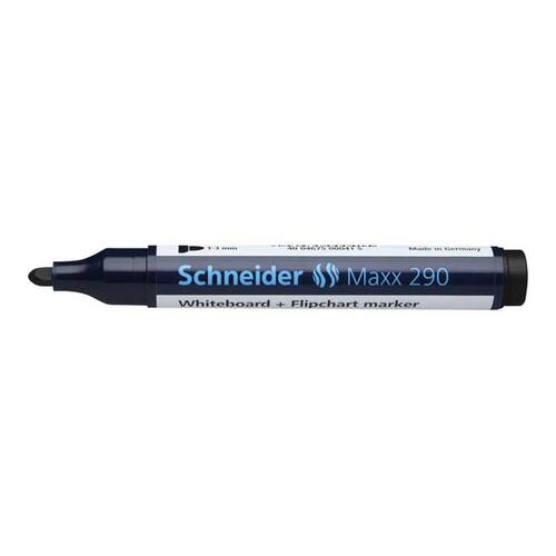 SCHNEIDER Boardmarker Maxx 290, Flipchartmarker, Whiteboardmarker, Rundpsitze, schwarz, 2-3mm, 1 Stück Artikelbild Secondary1 L
