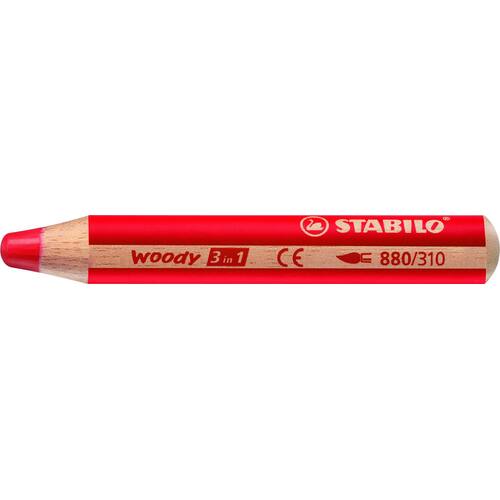 STABILO Farbstift woody 880/310, Rot, 5 Stück Artikelbild