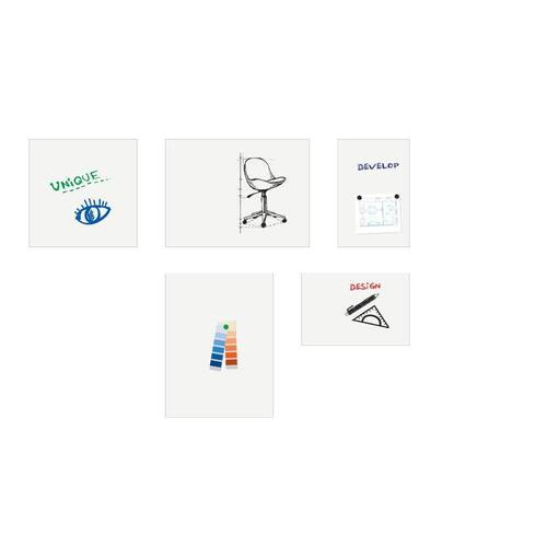 Legamaster Whiteboard Board-Up, Whiteboardplatten zur Wandmontage, Whiteboard-Kacheln, lackiert, magnetisch, ohne Rahmen, 5075x75cm, 1 Stück Artikelbild Secondary3 L