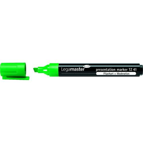 Legamaster Boardmarker TZ150, Whiteboardmarker, Flipchartmarker, 2-7 mm, Keilspitze, nachfüllbar, grün, 1 Stück Artikelbild