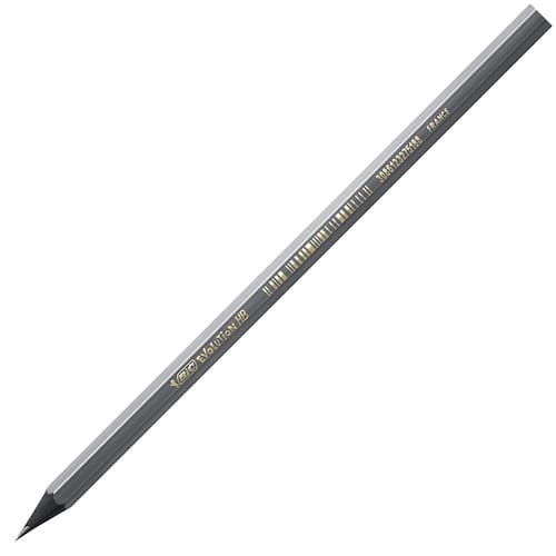 BIC® Graphit-Bleistift ECOlutions Evolution, HB-Mine, sechseckig, Schaftfarbe silber, 12 Stück pro Packung Artikelbild