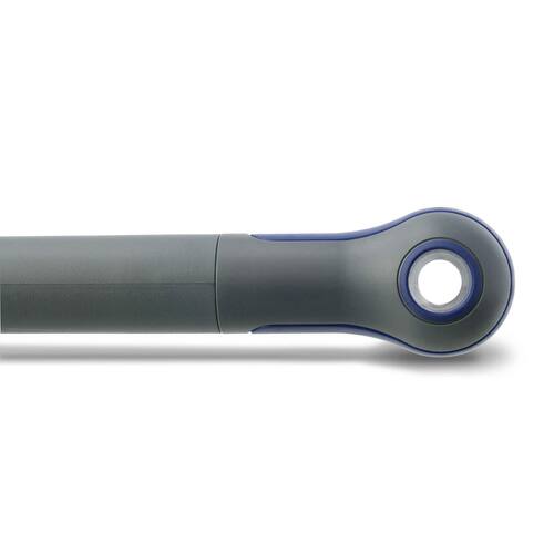 NORDEX Justerbart kvast- och mopphandtag, 110–170 cm, grått och svart produktfoto Secondary1 L