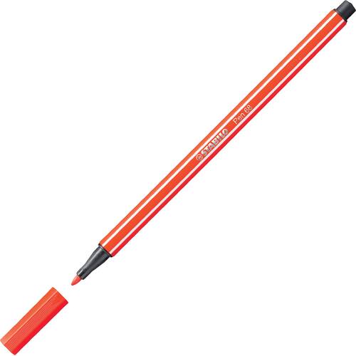 STABILO Pen 68 Faserschreiber, Filzstift, Fasermaler, rot, 1mm, 1 Stück Artikelbild