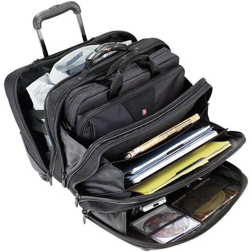 Wenger Patriot 17-Zoll Laptoptasche mit Rollen, Notebook-Tasche, Polyester,  gepolstert, schwarz, 1 Stück | Pressel®