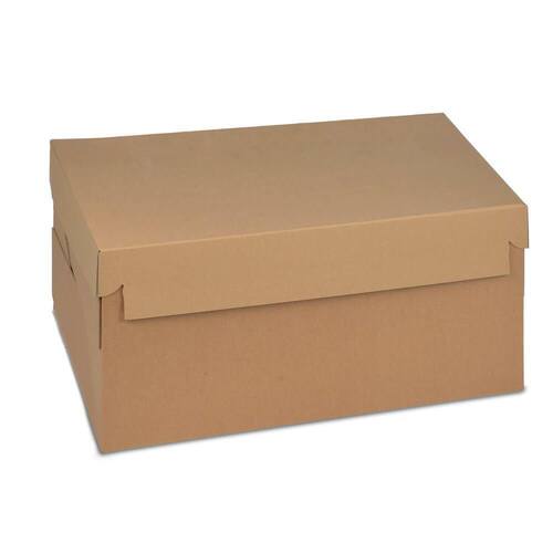 ColomPac Eurobox XL Base 300, Versandkarton mit Haftklebeverschluss ohne Deckel, mit Aufreißfaden, Außenmaß 575x387x288mm, Baun, 10 Stück Artikelbild Secondary1 L