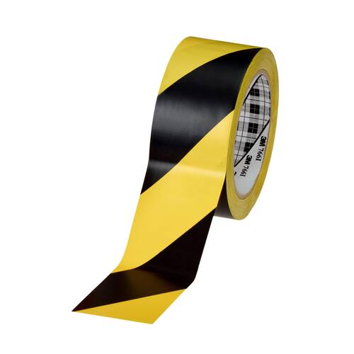 Varseltape 3M 766 gul/sort produktbilde Secondary1 L