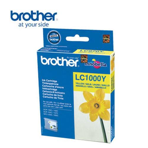 Brother Original Tintenpatrone, LC-1000Y, Gelb Artikelbild