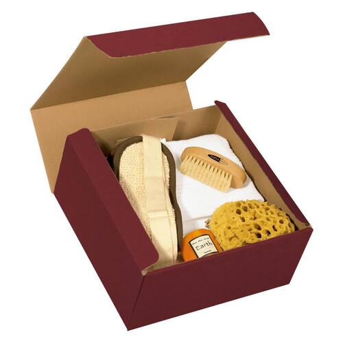 EURO®PACK Geschenkbox Amsterdam Allround M, 250x240x120mm, bordeaux, 1 Stück Artikelbild