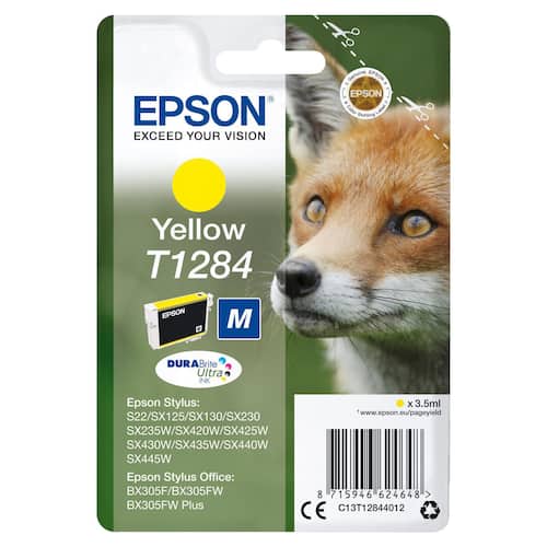 Epson Bläckpatron C13T128442 Gul produktfoto