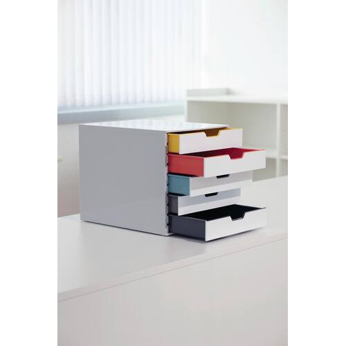 Durable Schubladenbox Varicolor, 5 Schubladen, weiß Artikelbild Secondary2 L