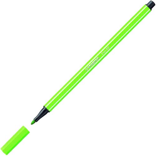 STABILO Pen 68 Faserschreiber, Filzstift, Fasermaler, hellgrün, 1mm, 1 Stück Artikelbild