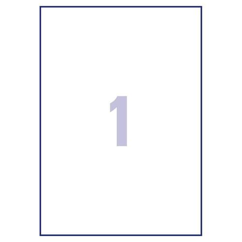 Herma Etiketten, transparent, 210x297mm, 25 Etiketten/Packung Artikelbild Secondary1 L