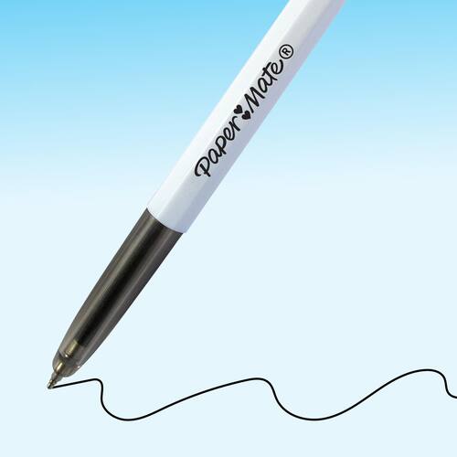 Paper Mate Kugelschreiber 045, mit Kappe, 0,7 mm, Schreibfarbe: schwarz, 50 Stück pro Packung Artikelbild Secondary2 L