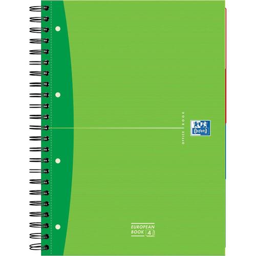 Oxford Collegeblock European Book, Spiralblock, Notizblock, A4+, 120 Blatt, liniert, 1 Stück Artikelbild
