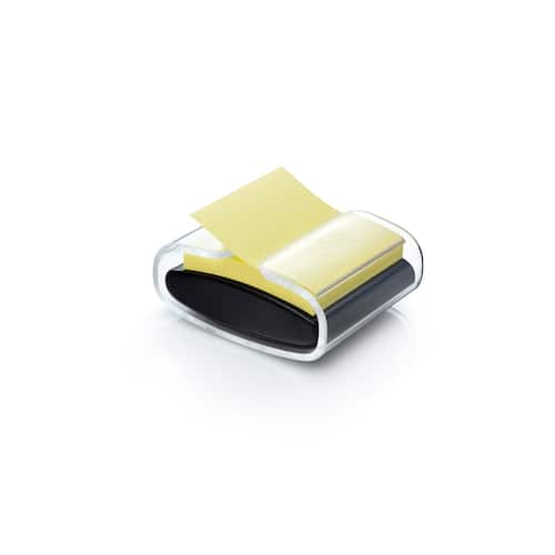 Post-it® Z-Notes Spender schwarz/transparent inkl. 1 Block Haftnotizen76x76mm gelb, 1 Set Artikelbild Secondary1 L