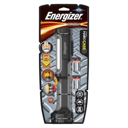 Energizer Hardcase Professional Taschenlampe, 550 Lumen, LED, Worklight, inkl. 4 AA-Batterien, grau, 1 Stück Artikelbild