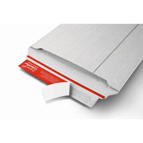 ColomPac Geschenkbox mit Haftklebeverschluss und Aufreißfaden, 241x166x94mm, Weiß, 40 Stück Artikelbild Secondary3 L