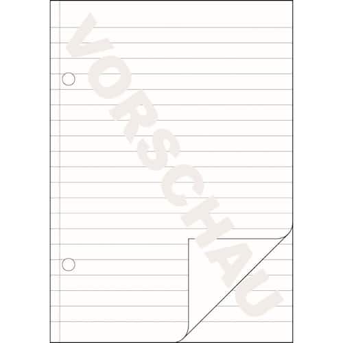 Avery Formular Durchschreibbuch, liniert, weiß, A4, 2x50 Blatt, 5 Bücher Artikelbild Secondary1 L
