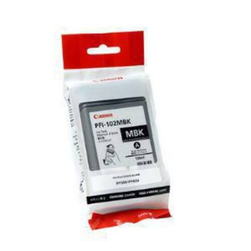 Canon Original Tintenpatrone PFI-102MBK, matt schwarz, 130ml, 1 Stück Artikelbild Secondary1 L