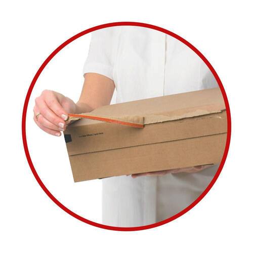 ColomPac Versandverpackung mit Sicherungslasche, 322x292x35-80mm (für 1 Ordner), Braun, 20 Stück Artikelbild Secondary1 L