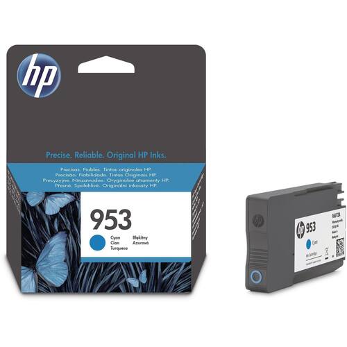 HP Original Tintenpatrone 953, F6U12AE, Druckerpatrone, Cyan, 1 Stück Artikelbild Secondary1 L
